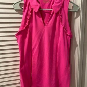 Lilly Pulitzer Bright Pink Sleeveless Blouse